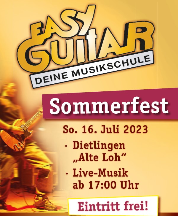 EasyGuitar Musikschule Keltern Remchingen